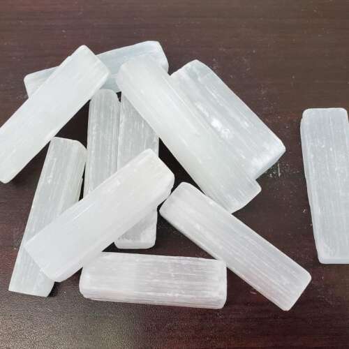 Selenite Unpolished Rough Sticks - Approximately 2" Long