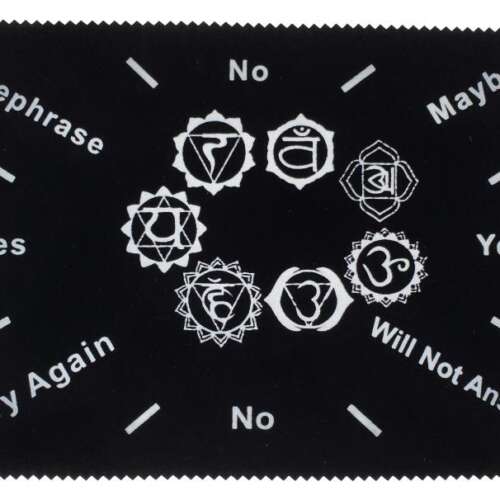 Seven Chakra Pendulum Altar Cloth 8"x12"