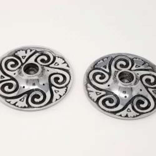 Spiral Metal Burner / Chime Candle Holder / Palo Santo Stick Holder - 4.5" Round