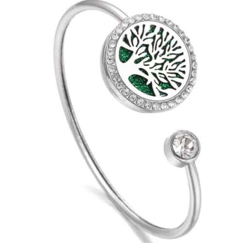 Tree of Life Design #1 Bracelet with Aromatherapy Diffuser