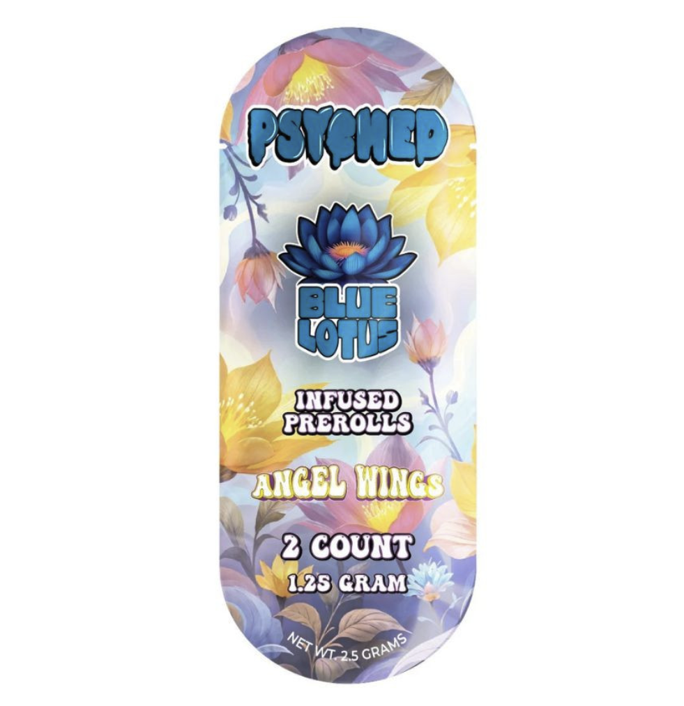Psyched Blue Lotus Pre Rolls - 2 Count - Image 7