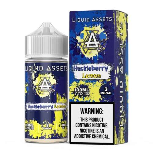 Liquid Assets 100mL – HuckleBerry Lemon 12mg