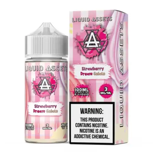 Liquid Assets 100mL – Strawberry Dream Gelato 12mg