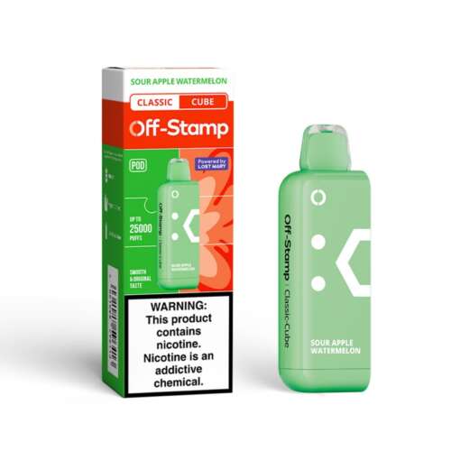Off-Stamp X-Cube 25K Classic Pod – Sour Apple Watermelon