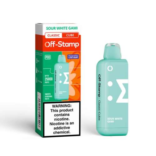 Off-Stamp X-Cube 25K Classic Pod – Sour White Gami