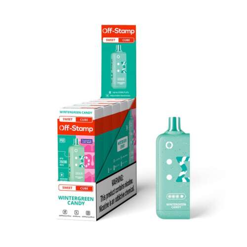 Off-Stamp X-Cube 25K Sweet Pod - Wintergreen Blast (Wintergreen Candy)