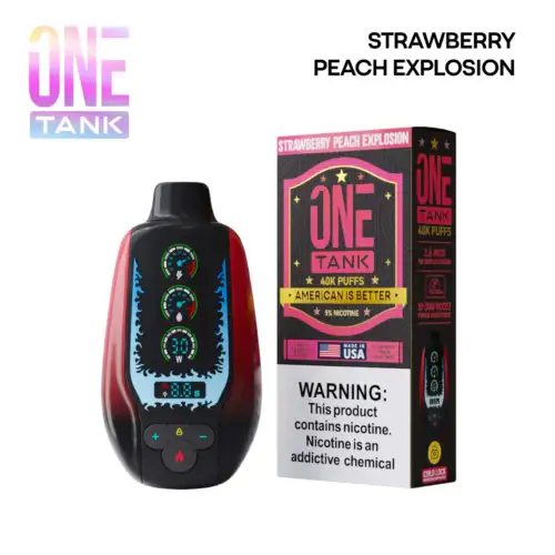 One Tank 40K Disposable - Strawberry Peach Explosion