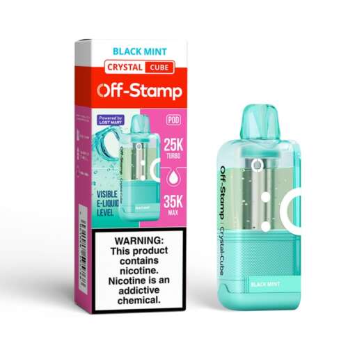 Off-Stamp X-Cube Crystal Pod - Black Mint