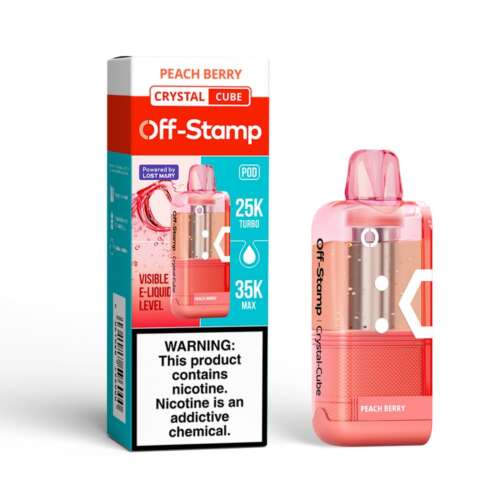 Off-Stamp X-Cube Crystal Pod - Peach Berry