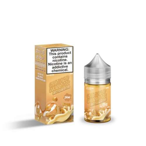 Custard MONSTER Synthetic Salt - Butterscotch Custard 24mg 30mL