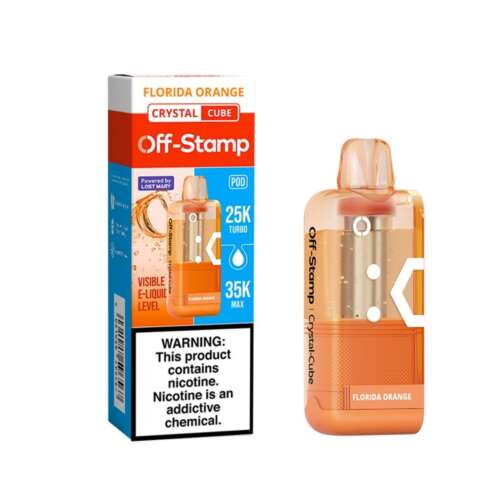 Off-Stamp X-Cube Crystal Pod - Florida Orange