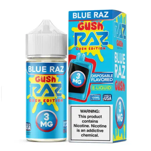 RAZ x Pod Juice Synthetic – Blue Razz Gush 6mg 100mL