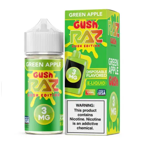 RAZ x Pod Juice Synthetic – Green Apple Gush 6mg 100mL