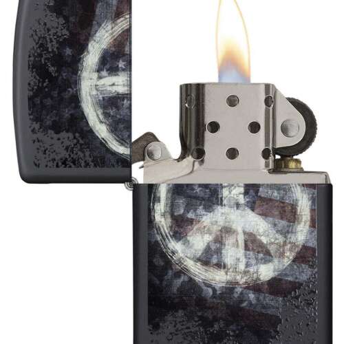 Zippo Peace on Flag