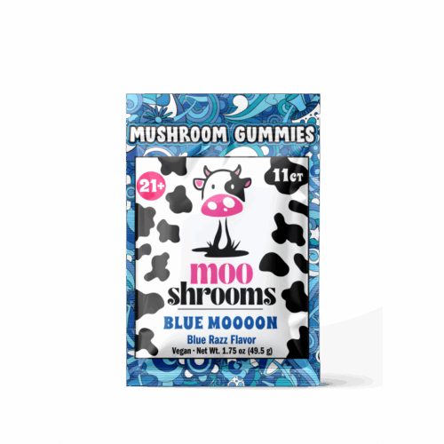 Mooshrooms Mushroom Gummies 11pk - Blue Moooon