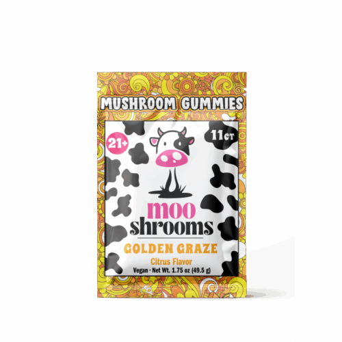 Mooshrooms Mushroom Gummies 11pk - Golden Graze