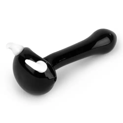 Red Eye Glass® 4.5" White Horn Hand Pipe - White
