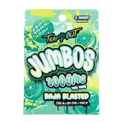 Trap'd Out Jeffrey 2ct Jumbo Gummies - Baja Blasted