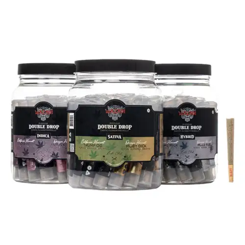 Wazabi Exotics Double Drop California vs Oregon 1.5g PreRolls