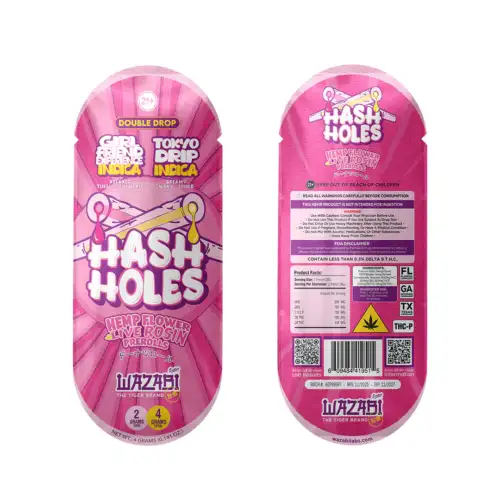 Wazabi Exotics THCP Hash Hole Pre Rolls 2pk
