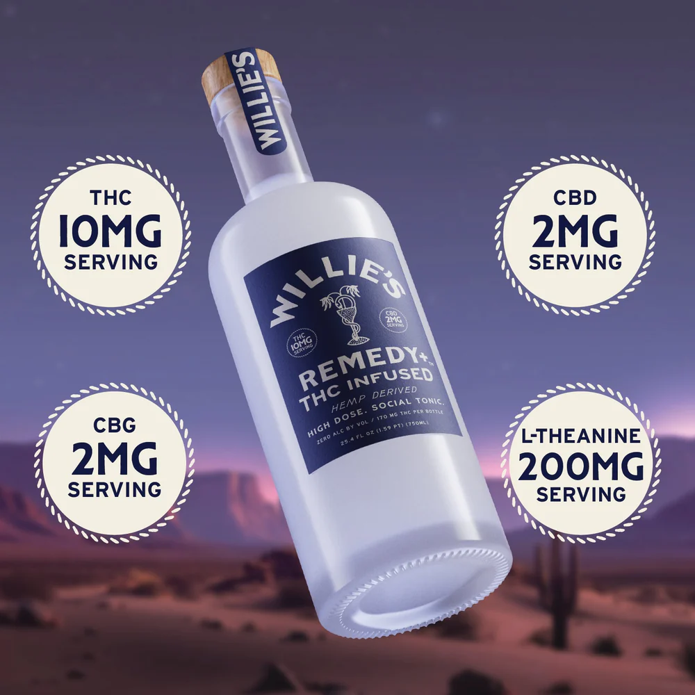 Willie's Remedy+ 10mg High Dose 750ml Bottle