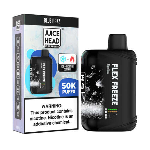 Juice Head Flex Freeze 50K Disposable – Blue Razz