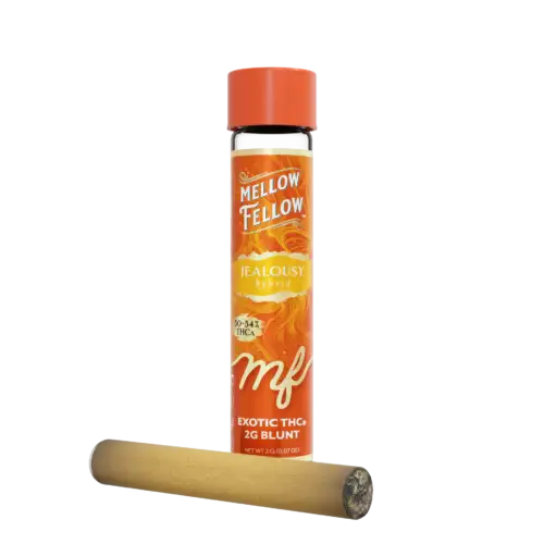 Mellow Fellow Exotic Blunt 1pc Pre-Rolls 2g THCa - Jealousy (Hybrid)
