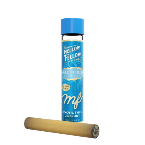 Mellow Fellow Exotic Blunt 1pc Pre-Rolls 2g THCa - Sweet Cheese (Sativa)