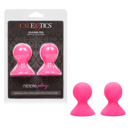 Calexotics Nipple Play® Silicone Pro Nipple Suckers - Pink