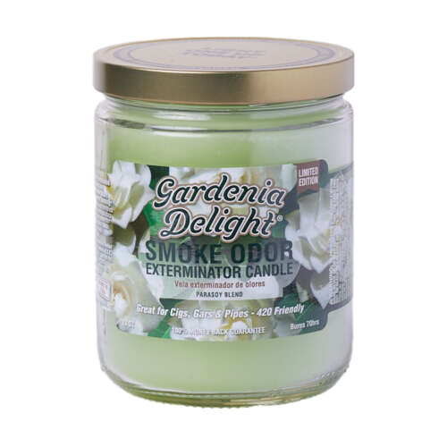Smoke Odor Exterminator Candles – Gardenia Delight