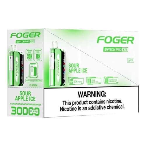 Foger Switch Pro 30K Kit – Sour Apple Ice