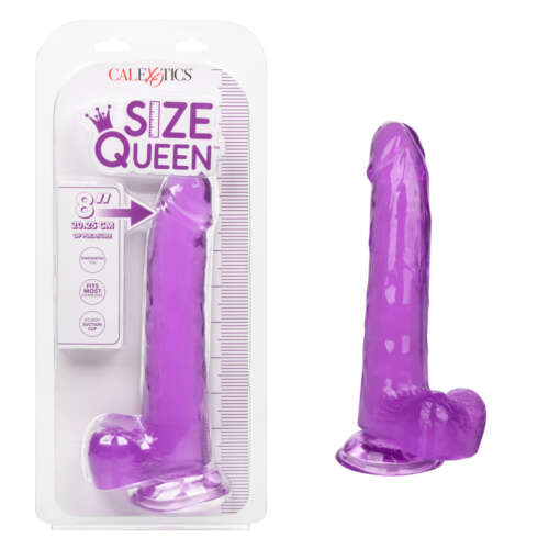 CalExotics Size Queen - Purple - 8"