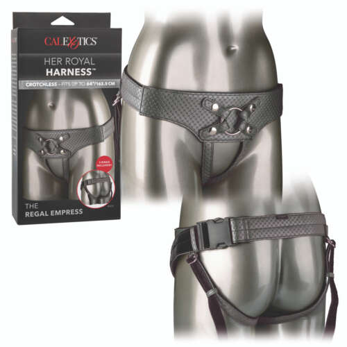 CalExotics Her Royal Harness® The Regal® Empress - Pewter