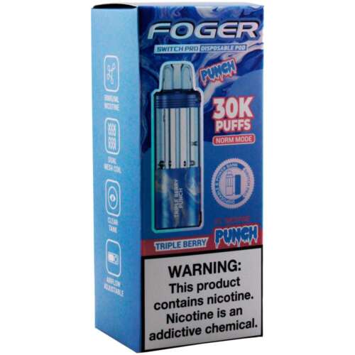 Foger Switch Pro 30K Pod – Triple Berry Punch