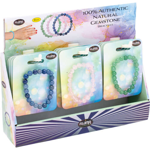 Real 8mm Gemstone Bracelets