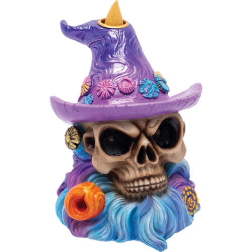Wizard Skull Backflow Burner (5.2 X 4.7 X 5.5)