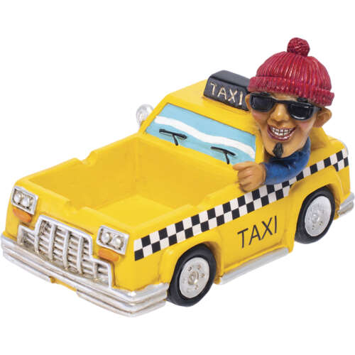 Taxi Cabbie Ashtray (5.5in X 3in X 4in)