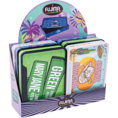 Tin Stash Box & Rolling Tray