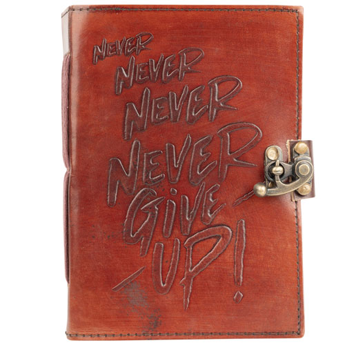 "NEVER GIVE UP" JOURNAL