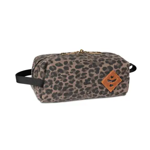 Revelry - The Cache - Mini Smell Proof Toiletry Kit - Leopard
