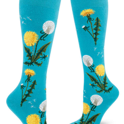 ModSocks - Dandelion Knee-High Socks – Oasis Blue