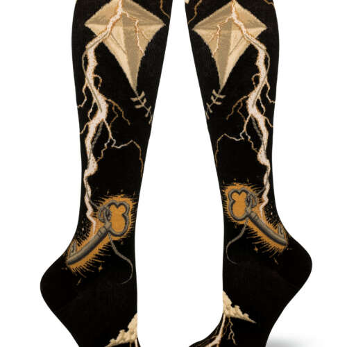 ModSocks - Kite Experiment Knee-High Socks – Black