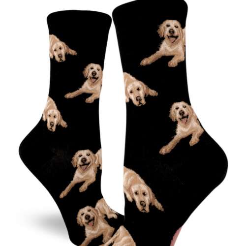 ModSocks - Labradorable Women’s Crew Socks – Black