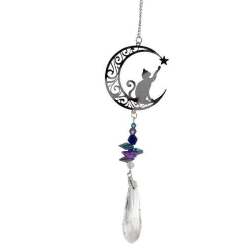 CAT SITTIN ON THE MOON SUNCATCHER