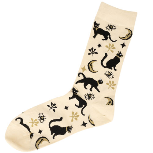 CATS AND MOONS SOCKS