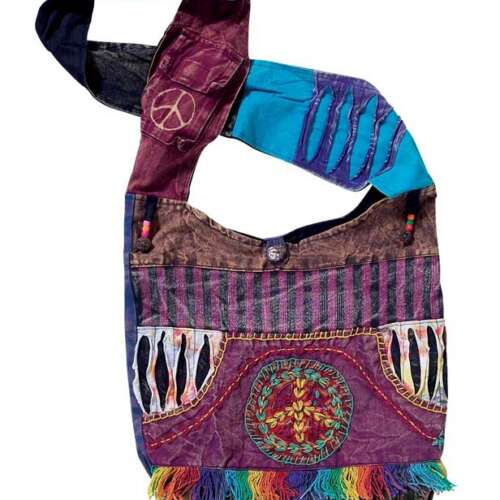 FRINGED PEACE MONK BAG