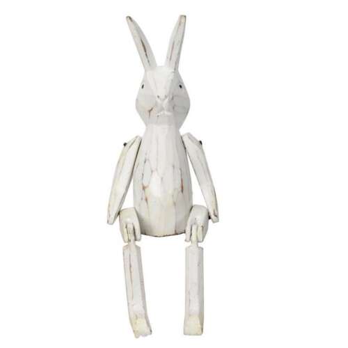 LARGE WOOD BUNNY