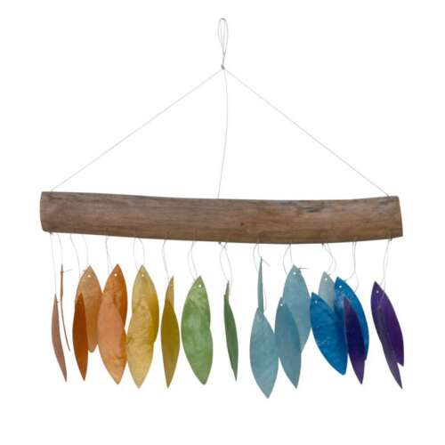 POINTED RAINBOW CAPIZ SHELL