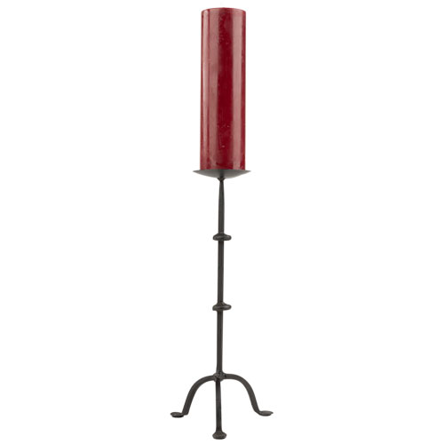 IRON CANDLE HOLDER