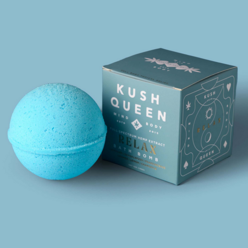 Kush Queen Delta 9 + CBD 1:1 Bath Bomb - Relax